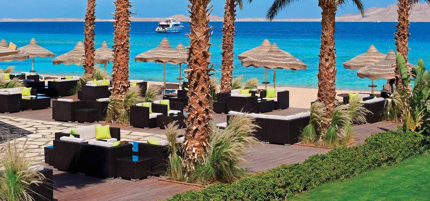 Baron Resort Sharm El Sheikh (Adults Only) Esterno foto Beach at the Hilton Sharm El Menara